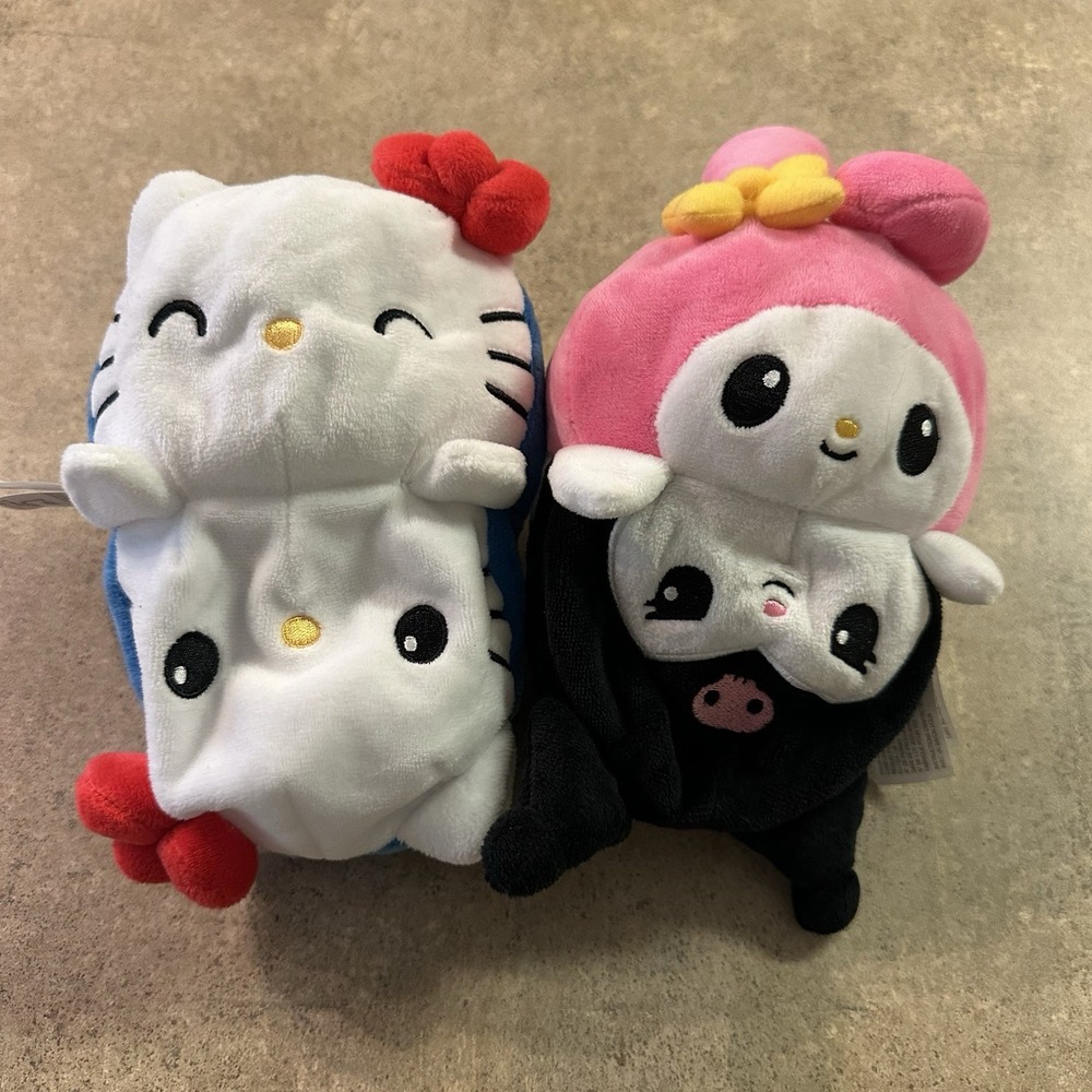 Sanrio Hello Kitty Teeturtle And‎ Friends My Melody & Kuromi Reversible Plush